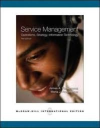 Image of Service management : operations, strategy, and information technology. Fifth International Edition