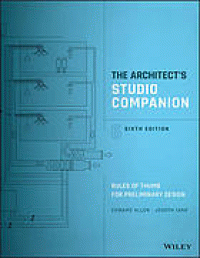 Image of The architect's studio companion : rules of thumb for preliminary design. Sixth Edition