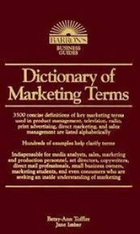 Image of Dictionary of marketing terms