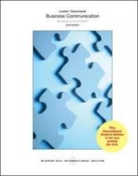 Image of Business communication : building critical skills. Sixth International Edition