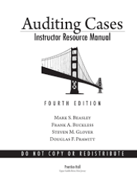 Image of Auditing cases : an interactive learning approach. Fourth Edition