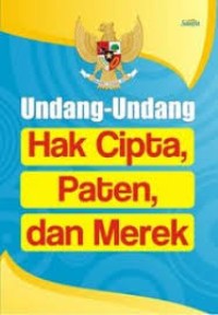 Image of Undang-undang hak cipta, paten dan merek