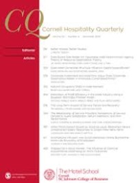 Image of Cornell hospitality quarterly Volume 59 No. 4 November 2018