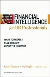 Image of Financial intelligence for HR professionals : what you really need to know about the numbers