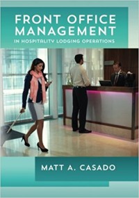 Image of Front office management in hospitality lodging operations. Third Edition