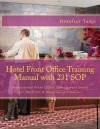 Image of Hotel front office training manual with 231 SOP