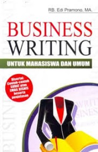 Image of Business writing: untuk mahasiswa dan umum