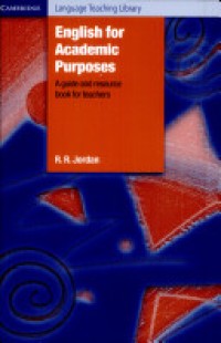 Image of English for Academic Purposes A guide and Resource book for teachers