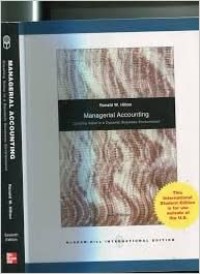 Image of Managerial accounting : creating value in a dynamic business environment. Seventh Edition
