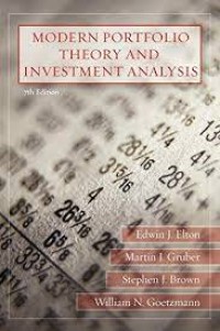 Image of Modern Portfolio Theory and Investment Analysis. Seventh Edition