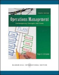 Image of Operations Management: Contemporary Concepts and Cases. Fourth Edition
