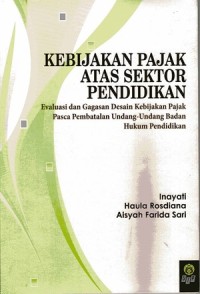 Image of Kebijakan pajak atas sektor pendidikan