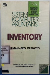 Image of Sistem komputer akuntansi : Inventory