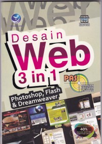 Image of Desain web 3 in 1(Photoshop, flash dan dreamweaver)