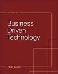 Image of Business driven technology. Sixth Edition