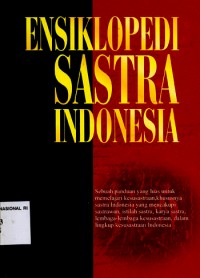 Image of Ensiklopedi sastra Indonesia Jilid 1