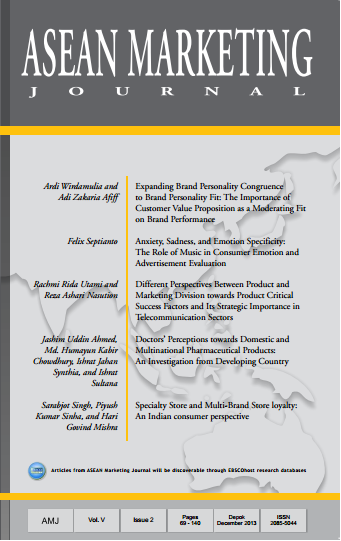 Journal volume issue. American marketing Journal
